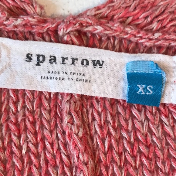 Anthropologie Sparrow 100%hemp open front cardigan XS - Picture 3 of 6